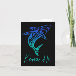 Kona Hawaii Shark Diving Fishing Surfing Ha Kort