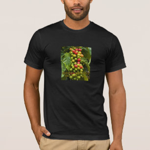 Kona kaffebönor tee shirt