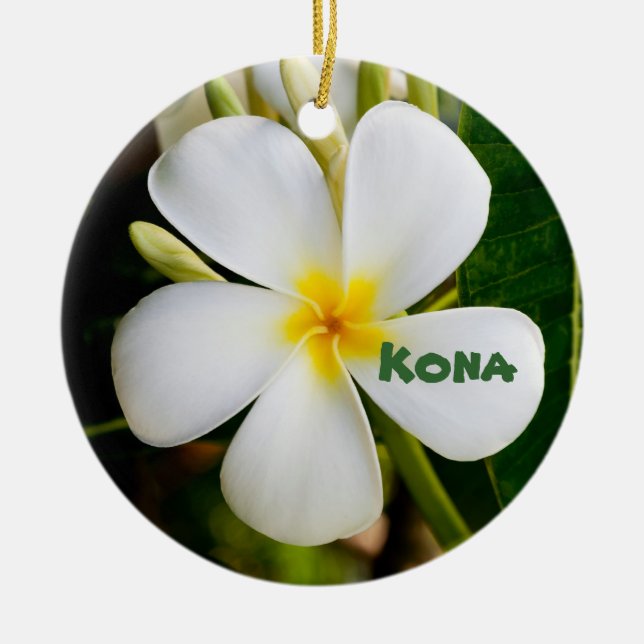 Kona-minne Julgransprydnad Keramik (Framsidan)