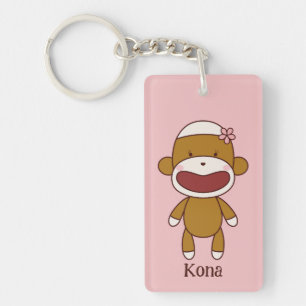 Kona Sock Monkey Akrylnyckelring
