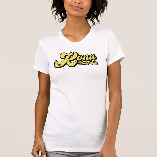 Kona United Dam-T-shirt T Shirt (Framsida)