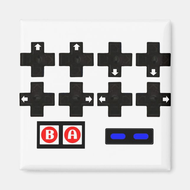 Konami Contra Code Magnet (Framsidan)