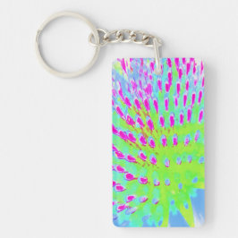 Konblomma i Abstrakten Limgrönt och Lila