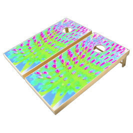 Konblommor av lök, grön och Lila Abstrakt