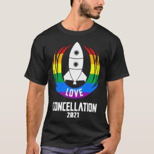 Koncellation 2021 Pride HBT Färg med Kärlek T Shirt