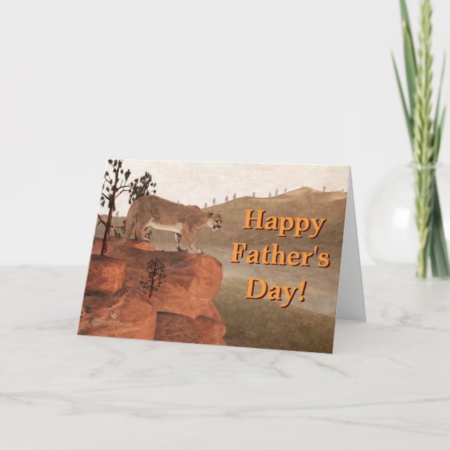 Koncentration - Cougar Fars dag Kort (Framsida)