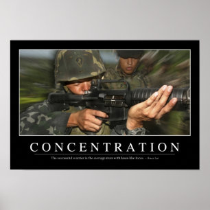 Koncentration: inspirationsoffert poster