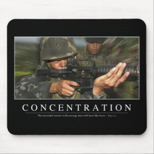 Koncentration: Inspirera citationstecken Musmatta