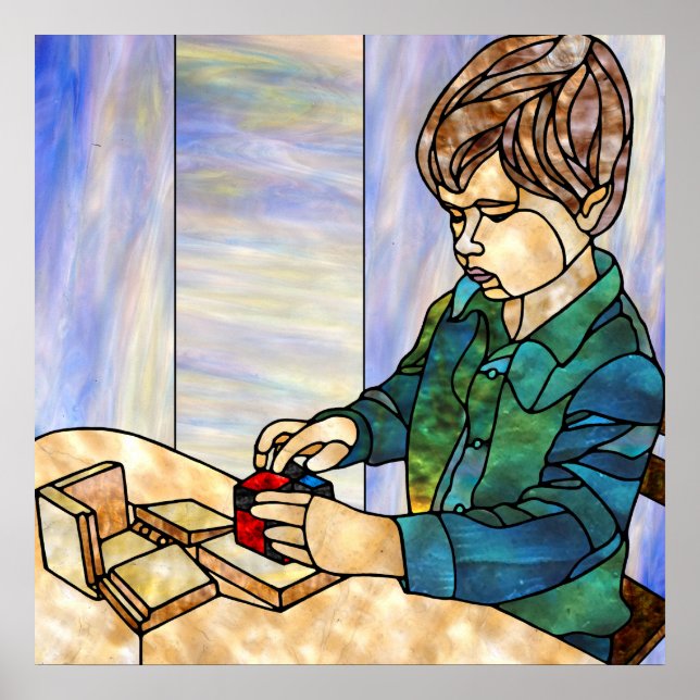 Koncentration med binomialkub poster (Framsidan)