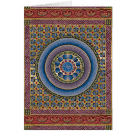 Koncentrerad belysning hälsningskort