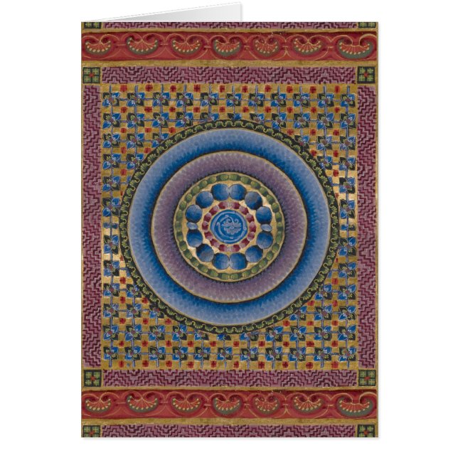 Koncentrerad belysning hälsningskort (Framsidan)