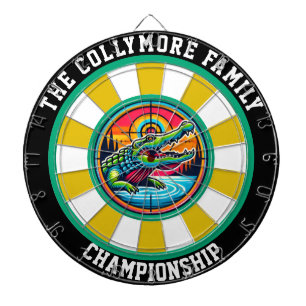 Koncentrerad krokodilcirkel Sjö Darttavla