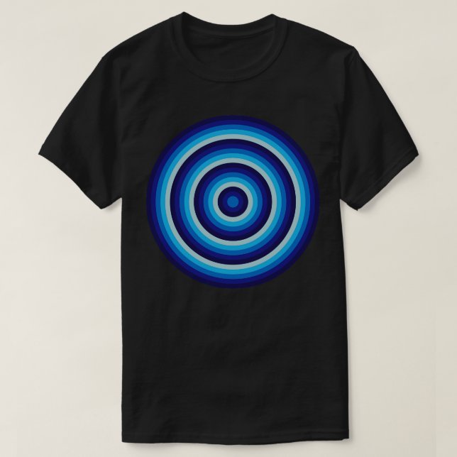 Koncentriska cirklar 4 t shirt (Design framsida)