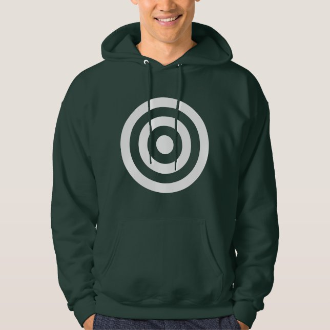 Koncentriska cirklar hoodie (Framsida)