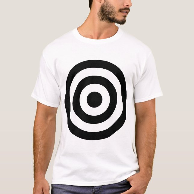 Koncentriska cirklar t-shirt (Framsida)