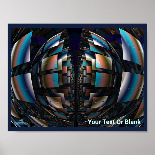 Koncentriska hemisfärer poster (Framsidan)