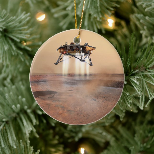 Koncept av Phoenix Mars Lander Julgransprydnad Keramik (Träd)