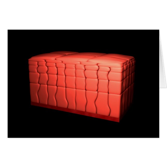 Koncept av stratifierat kvadratiskt epitel 1 hälsningskort (Framsidan Horizontal)