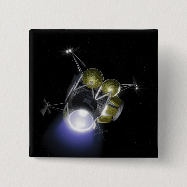 Koncept för en besättningssprängning av knapp (Framsida)