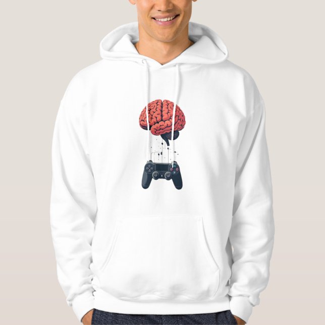 Koncept för spelande sinneskontroll hoodie (Framsida)