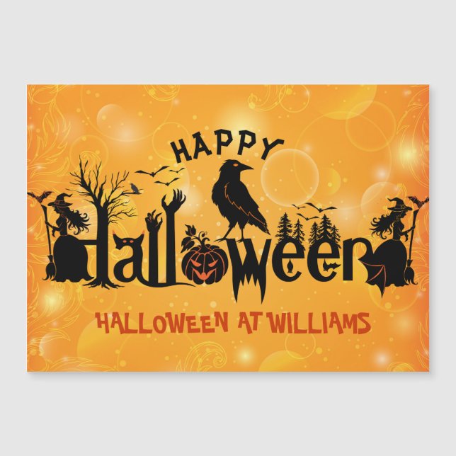 Konceptdesign för Spooky Happy halloween (Framsida)