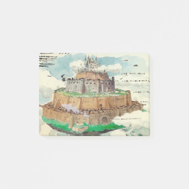 Konceptet Laputa Art Post-it Block (Framsida)