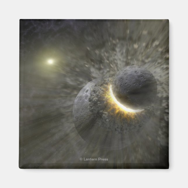 Konceptet Space Collision på Vega Magnet (Framsidan)