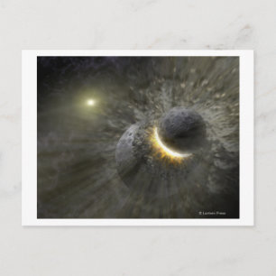 Konceptet Space Collision på Vega Vykort