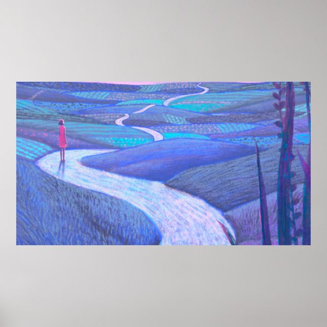 Konceptkonst, konsthantverk, hopp om livsdröm poster (Framsidan)