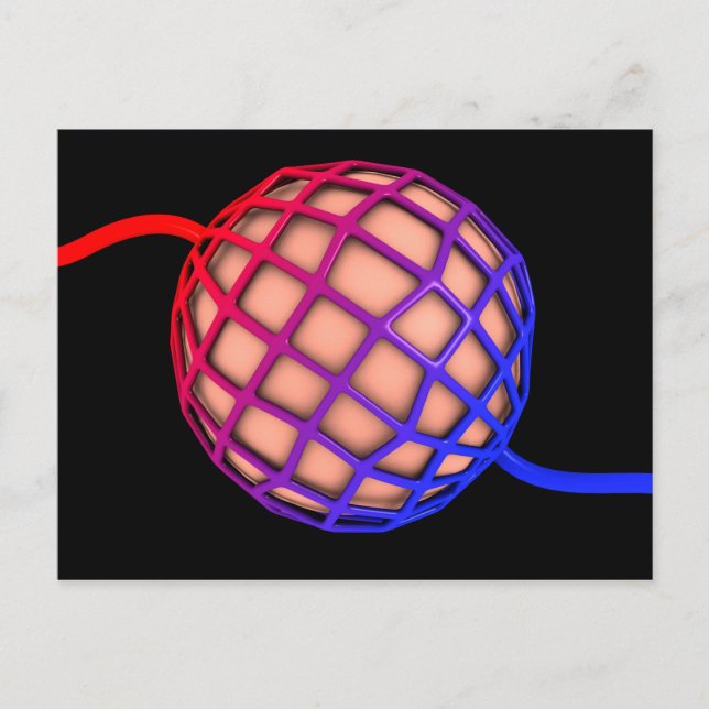 Konceptuell bild av Alveolus Vykort (Framsida)