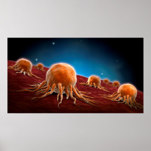 Konceptuell bild av cancervirus 3 poster