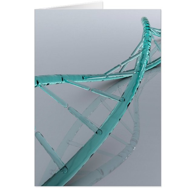 Konceptuell bild av DNA 3 Hälsningskort (Framsidan)