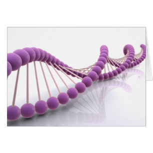 Konceptuell bild av DNA 4 Hälsningskort