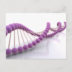 Konceptuell bild av DNA 4 Vykort
