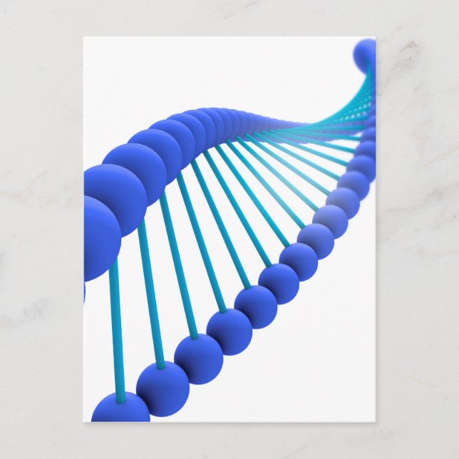 Konceptuell bild av DNA 5 Vykort (Framsida)