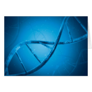 Konceptuell bild av DNA 6 Hälsningskort