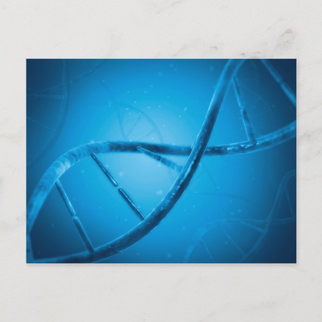 Konceptuell bild av DNA 6 Vykort (Framsida)