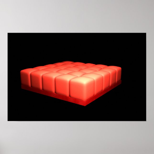 Konceptuell bild av enkla kuboidala epiteler poster (Framsidan)