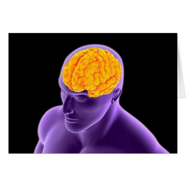 Konceptuell bild av människokroppen 8 hälsningskort (Framsidan Horizontal)