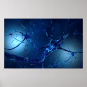 Konceptuell bild av Neuron 2 Poster