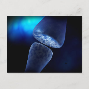 Konceptuell synapsbild av den inre euron vykort
