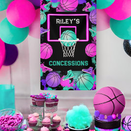 Koncessioner för Neon Grunge Paint Splatter Basket