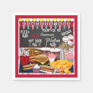 Koncessioner, PAPPRA PARTY-NAPKINER Pappersservett