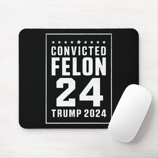 Kondemnerad Felon 4:e Juli Trump 2024 Musmatta (Med mus)