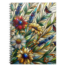 Kondenserad glasdesign Wildblommor och Butterflies