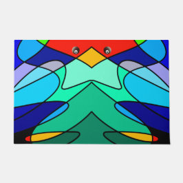 Kondenserad glaskardinal Abstract Design