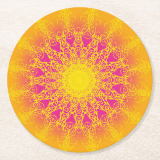 Kondesign Mandala Underlägg Papper Rund
