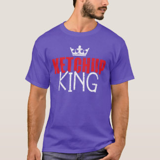 Kondiment Mat Loveromato Ketchup King vänner T Shirt