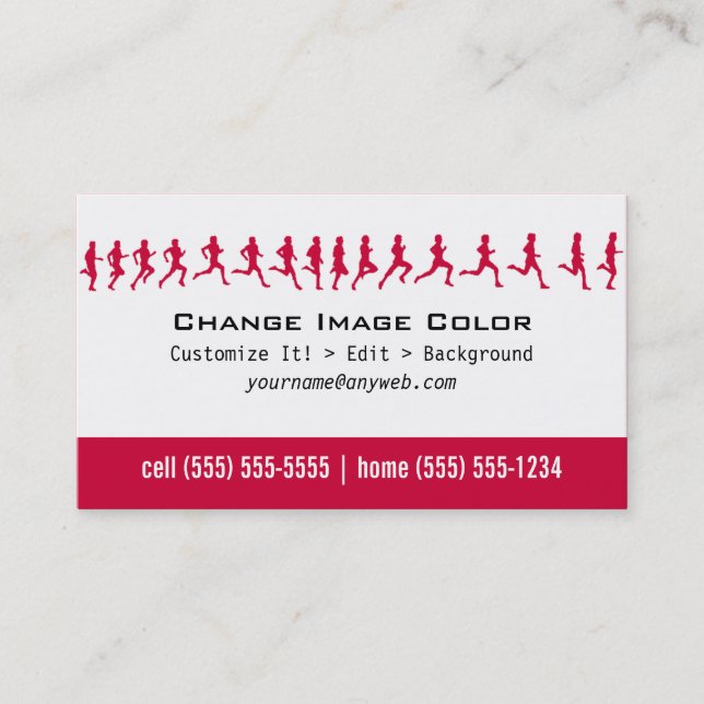 Kondition - personlig visitkort (Framsida)