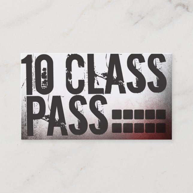 Konditionen klassificerar visitkort 10 lojalitetskort (Framsida)